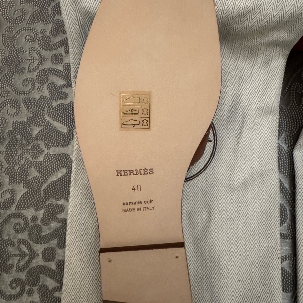 Hermes Brown Sandals - Picture 4 of 4
